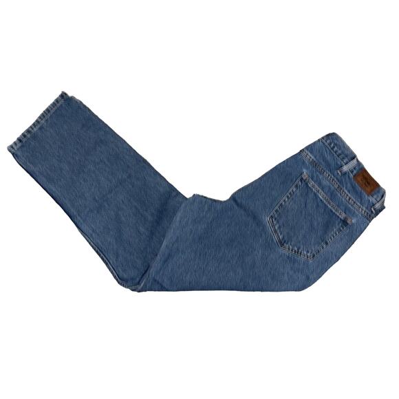 LL Bean Men's Natural Fit Jeans Size 42x32 Straight Leg Mid Rise Stonewashed EUC - Picture 7 of 12